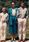 From L to R:  Derck McGee, Agatha Dupree McGee (their grandmother) Trey McGee
